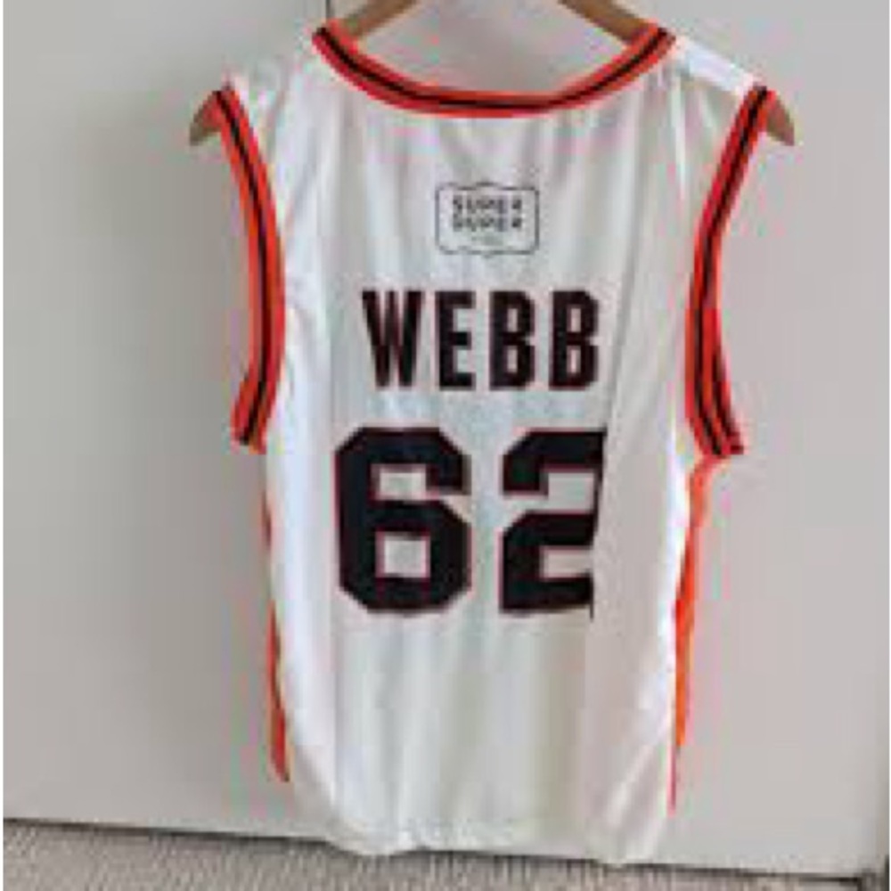 NEW San Francisco GIANTS 2024 Logan Webb Basketball Jersey Size Medium - Picture 2 of 5